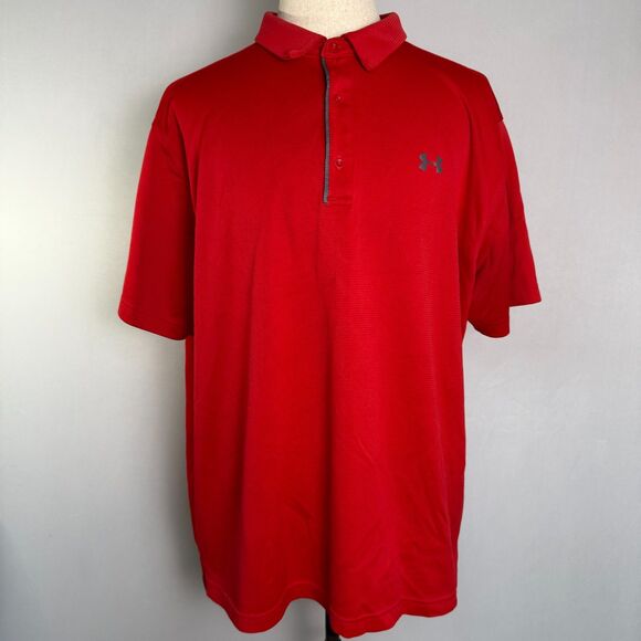 Under Armour Men's Sz 3XL Loose Polo Shirt Performance Stretch Golf Beach 2/$25 - Picture 2 of 12